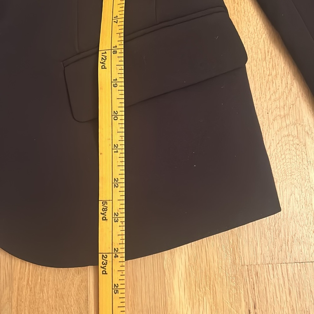 Anne Klein Black Notched Single Button Women’s Blazer Suit Jacket Women’s Size 6 - Picture 7 of 13